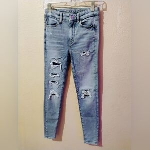 American Eagle Size 2 Super High Rise Jegging 07/2019